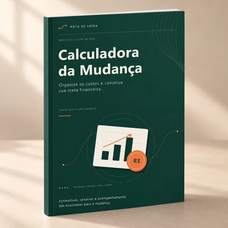 Mockup do bônus 02: Calculadora da Mudança